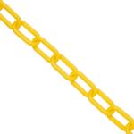 China Yellow Plastic Chain for Weatherproof Safety Barrier Customizable OEM Acceptance for sale