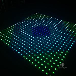 Wholesale High Quality Tempered Glass LED Illuminate Wireless Video Dance Floor Mat Magnet Dance Floor from china suppliers