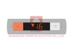 Gray Passenger Elevator Hall Lantern AEC335 Lift Hall Lantern