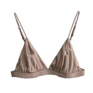 Wholesale Women Underwear Sexy Mulberry Silk Bra Plain Lightweight Silk Fabric from china suppliers