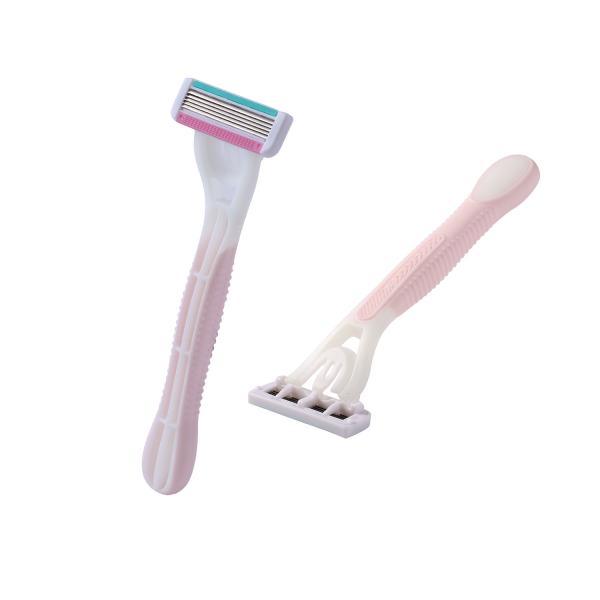 Excellent Material 5 Blade Razor For Ladies , Easy Rinse Design Ladies Travel