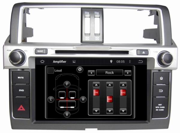 Ouchuangbo Car Radio GPS Navigation Stereo Android 4.4 System for Toyota Prado