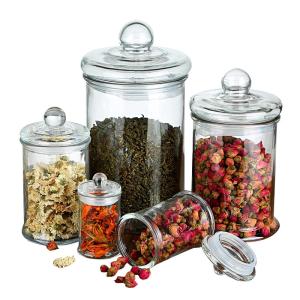 Wholesale 2500ml Spice Storage Borosilicate Wide Mouth Glass Jars from china suppliers