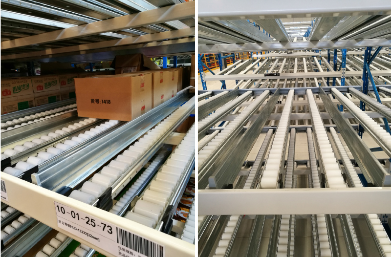 Carton Flow Rack Gravity Flow Roller Racking Gravity Flow Shelving