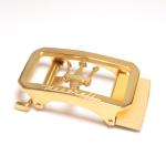 Custom Fashion Lucury Design Gold Color 3.5Cm Stainless Steel Automatic Belt