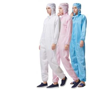 Wholesale ESD Lint Free Garments Unisex Dustproof Antistatic Clean Room Suit from china suppliers