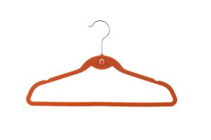 Wholesale Red Swivel Hook Slim Velvet Hangers Flocking Surface from china suppliers