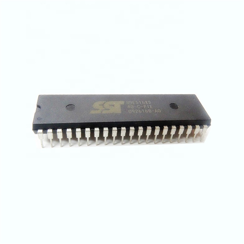 Microcontrollers ic chips mcu 8 bit SST89E516RD-40-C-PIE SST89E516RD DIP40 One-stop BOM Service Electronics Parts Components