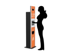 Wholesale Android 7.1.2 Touchfree Dispenser Flatbed Scanner Temperature Scan Kiosk from china suppliers