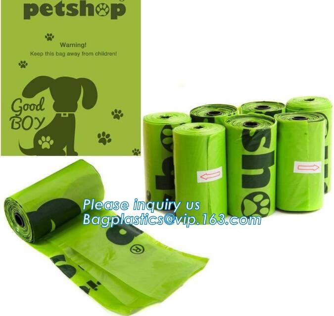 Garbage bag Dog poop bags T-shirt Plastic bag Laundry bags trash bag Nappy Sacks Produce bag die cut/loop handle bags Dr