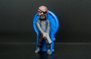 Wholesale Cartoon Little Collectible Toys Nick Fury Toy Marvel Character 7 CM Height from china suppliers