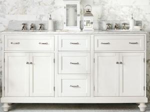 Wholesale 72′′ Bathroom Vanity Cabinets Floor Standing With Black Or White Gloss Finish from china suppliers
