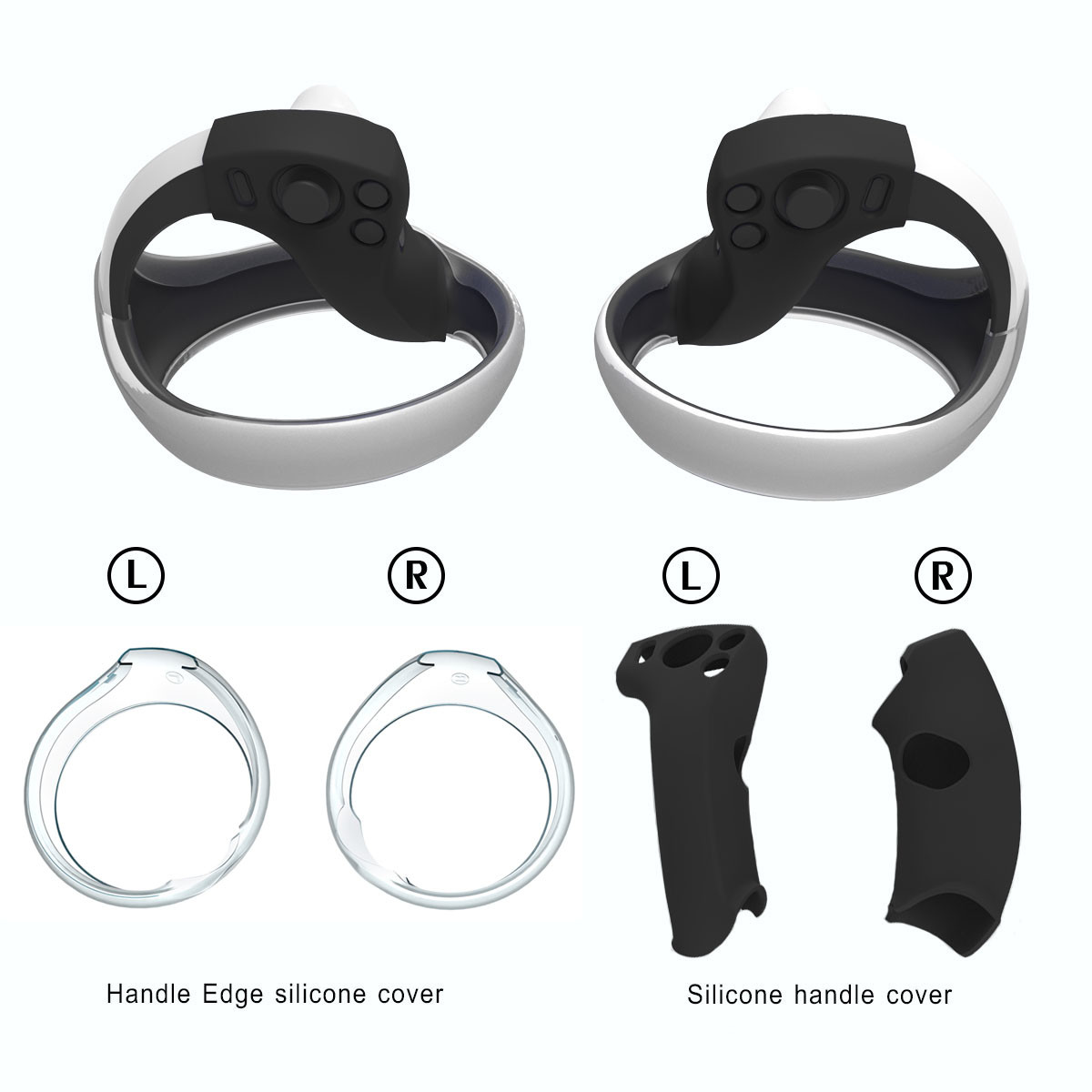 8 IN 1 PS VR 2 Silicone Cover, Soft And Comfortable, Durable