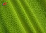 Yellow Colour 100% Polyester Fluorescent Bird eye Mesh safety vest Fabric