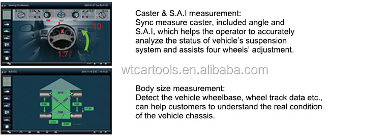 High Efficiency Automotive Alignment Machine WINTAI M881P With Auto Tracking Function