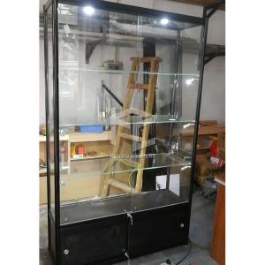 Wholesale Aluminum Glass Display Showcase Brushed Store Display Cabinet from china suppliers