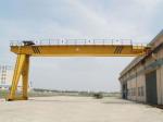 30m Lifting Height 50 Ton Electric Semi Gantry Crane , Cement Factory Goliath