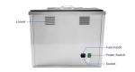 Heated Ultra Sonic Washer Spare Parts Ultrasonic Cleaning Machine 36L