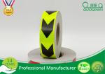 Dark Self Adhesive Arrow Reflective Electrical Warning Tape For Truck / Vehicles