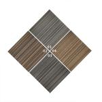 Fashion Block Stripe Commercial Floor Mat 50*50cm Ballroom Conference Room