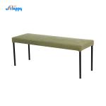 Iron Base Fashionable Living Room Bench Dc-7551 Comfortable with Upholstery