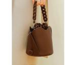 Bucket Bag Womens Leather Bag Retro Style Bag Female Handbag Simple All-Match