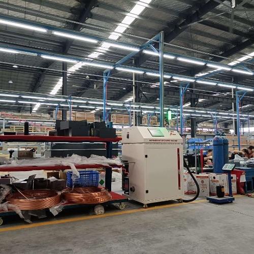 Refrigerant Charging Station R134 R410 Refrigerant Gas Charging Filling Machine