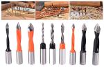 6mm Spiral Flute Solid Carbide Drill Set Shank Length 30mm 35mm 45mm