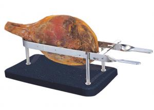 Wholesale Restaurant Commercial Buffet Equipment Marble Stone Base Stainless Steel Ham Holder , Meat or Bread Carving Stations from china suppliers
