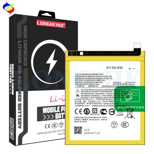 White 3000mAh Mobile Phone Battery JE40 for MOTO G7 P30 Play G7 Play XT1952 High