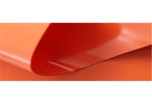 Wholesale 0.4mm Glossy PVC Tarpaulin Inflatable , 840 * 840 18 * 18 Coated PVC Tarp from china suppliers