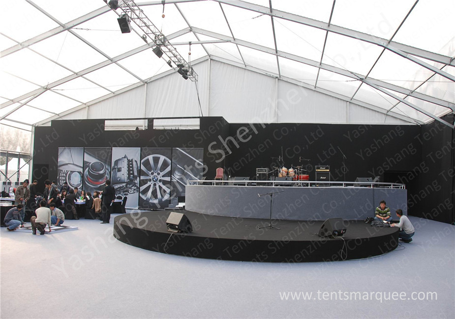 Large Clear Span Transparent PVC Cover Aluminum Alloy Frame Outdoor Party Tents