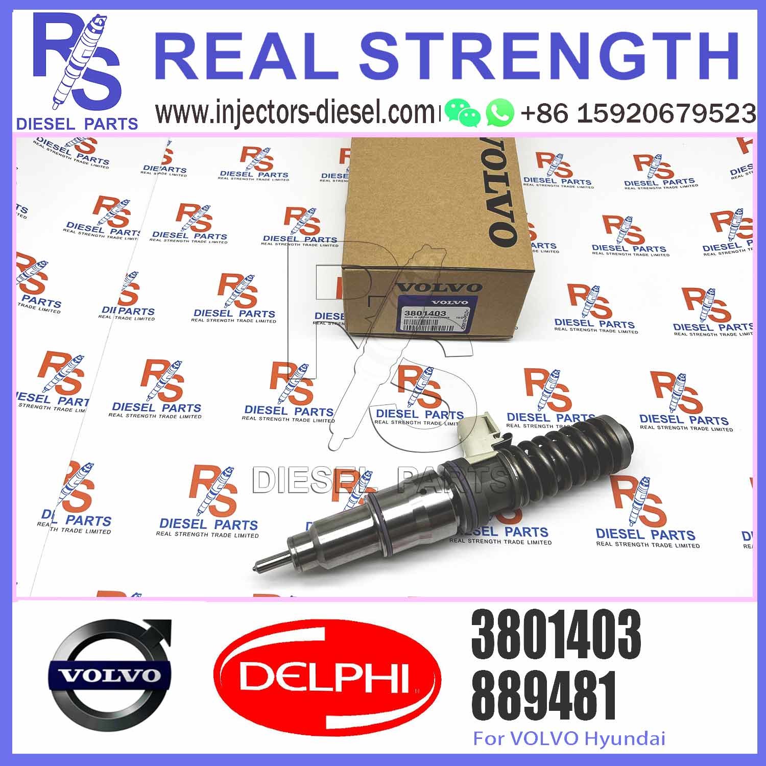 Common Rail Fuel Injector BEBE4D03201 BEBE4D03001 BEBE4D03101 BEBE4D34001 3801403