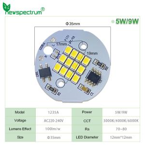 Wholesale Round Led Chip On Board SMD2835 Smart IC Driverless AC 220V from china suppliers