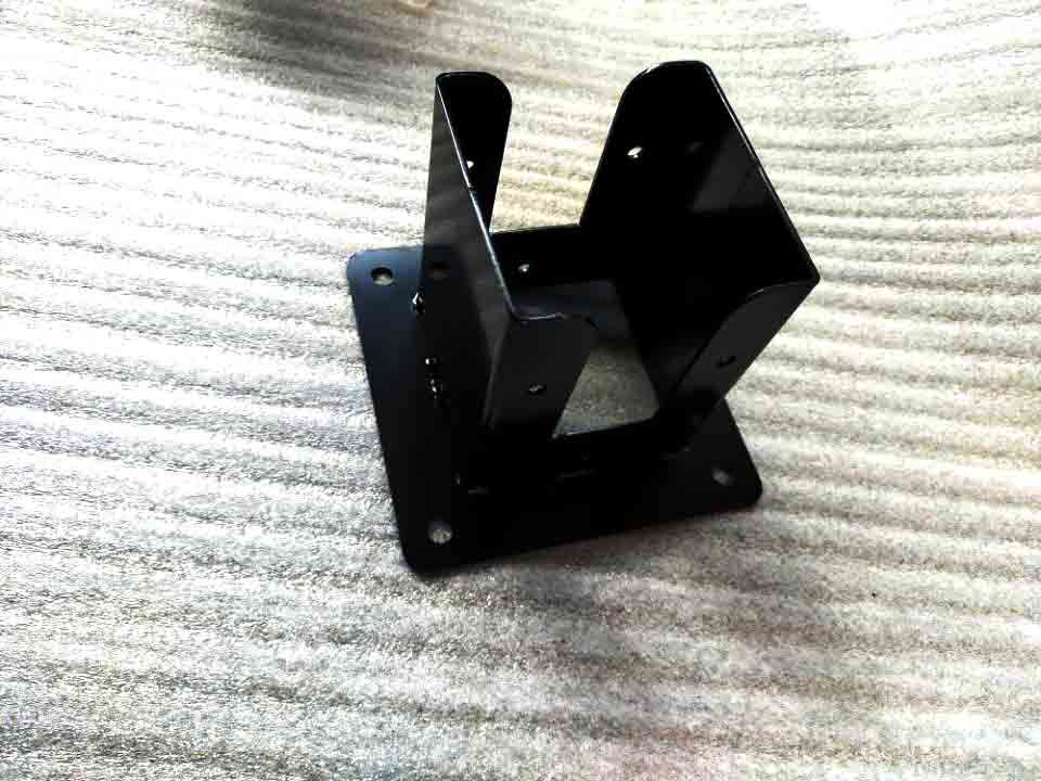 3.5*3.5 4*4 or 6*6 Post Repair Bracket Silver Galvanized Metal Base for Pergola Posts