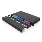19 Inch Rack Mount Fiber Patch Panel 1U 48/72/96 Cores