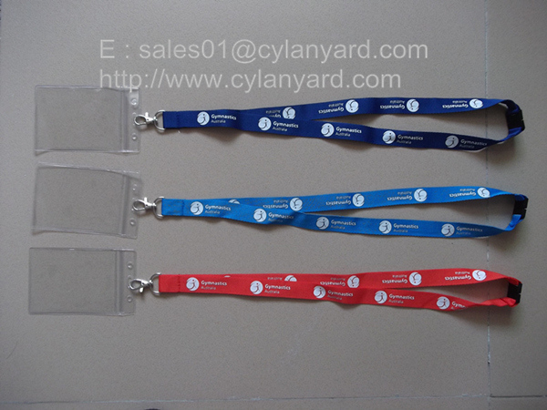 Discount plastic badge holder lanyards