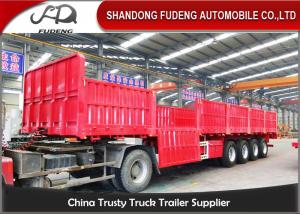 Wholesale 4 axle 80ton side wall semi trailer with mechanical suspension from china suppliers