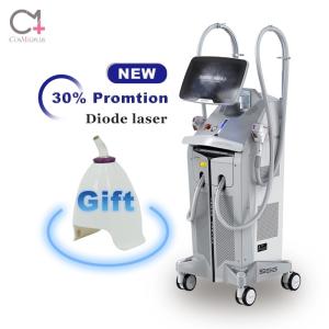 Wholesale Water Wind Semi-conductor TEC Cooling 808nm 755nm 1064nm Diode Laser Hair Removal Machine from china suppliers