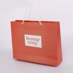 Matt Logo Common 28*15*28cm Printable Paper Bags Gift Packaging