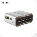 L2+ Industrial 12-Port 10/100/1000T (8-port 802.3at PoE) + 4-Port 10G SFP+