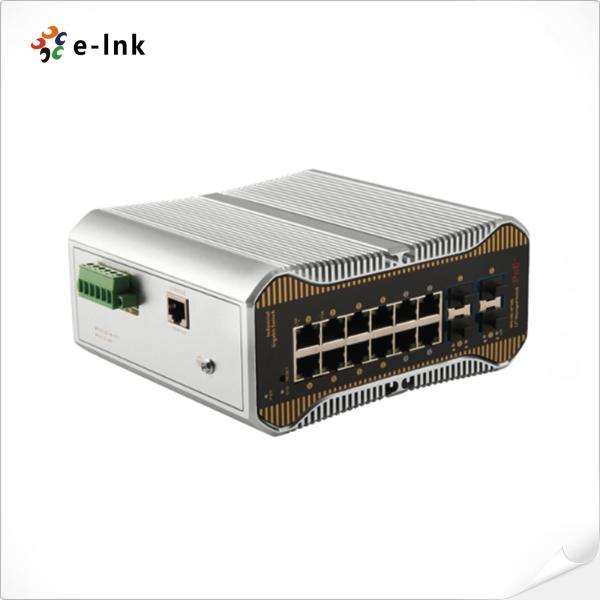 L2+ Industrial 12-Port 10/100/1000T (8-port 802.3at PoE) + 4-Port 10G SFP+