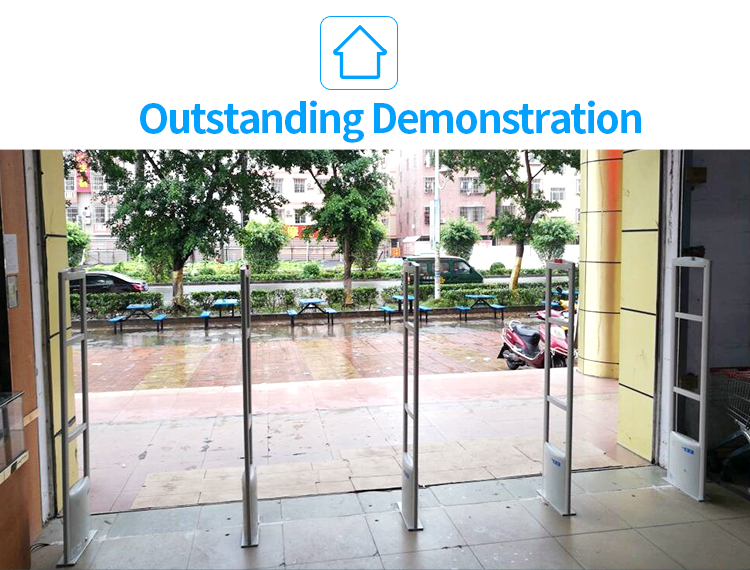 Retail Commodity EAS System Anti theft Shop Alarm Shops Security Gate 8.2mhz EAS Security System Retail Store EAS Sensor Device