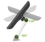 Industrial Laptop Display Wall Rack Equipment Supporting Bracket White / Black