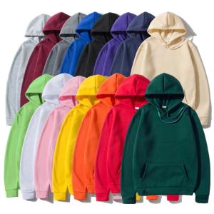 Wholesale Unisex Streetwear Pullover Custom Mens Hoodies Sweatshirts Embroidery Logo Blank from china suppliers