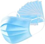 Breathable Disposable Hygiene Face Mask , 3 Ply Non Woven Fabric Mask