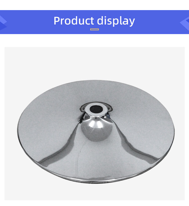 Chrome Bar Stools Accessories Plated Color Round Swivel Chair Base 300mm 380mm 400mm