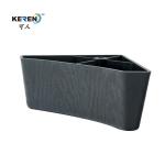 KR-S020 Anti Slip Plastic Triangle Sofa Legs Solid Black Color 60mm Height
