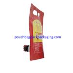 Plastic Wine Bag In Box, Food Packaging Bag, BIB Spout Pouch bag