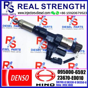 Wholesale Diesel Fuel Injector 095000-6593 095000-6594 095000-6592 For Kobelco Excavator / HINO J08E Engine Part 23670-E0010 from china suppliers